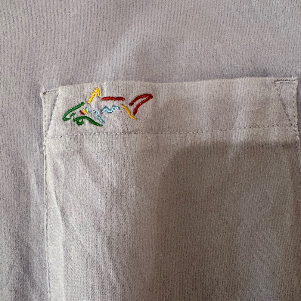 Greg Norman Collection Lavender T-Shirt - Picture 3 of 4